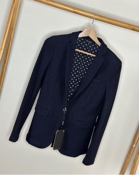 Sako dámské Massimo Dutti tmavě modré